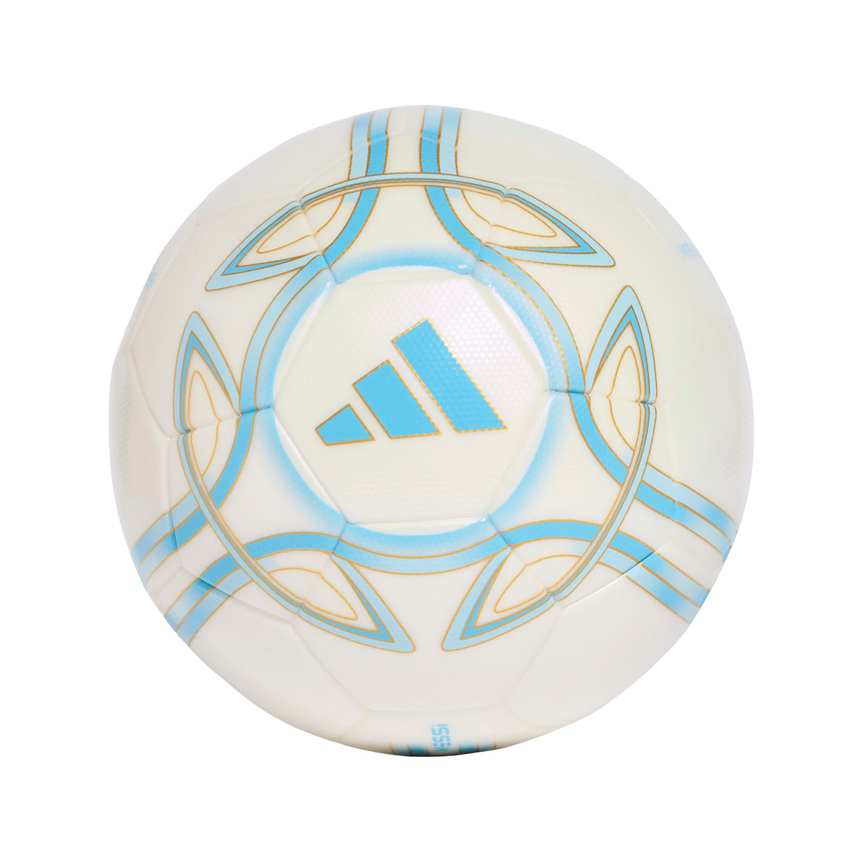 adidas Messi League Soccer Ball - Ivory/Blue