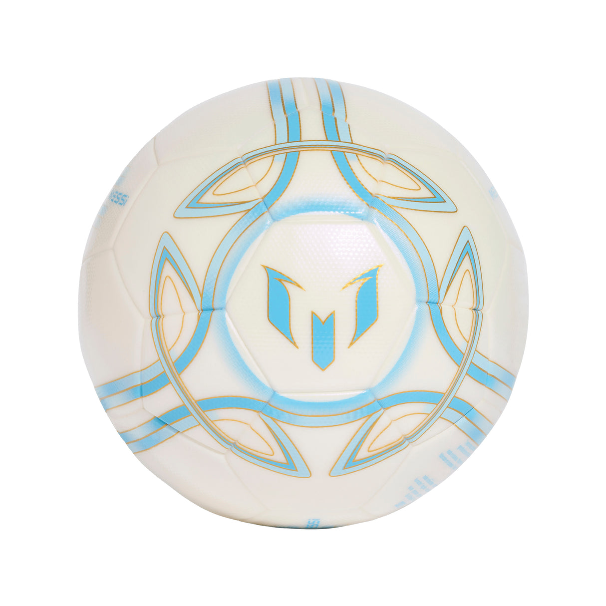 adidas Messi League Soccer Ball - Ivory/Blue