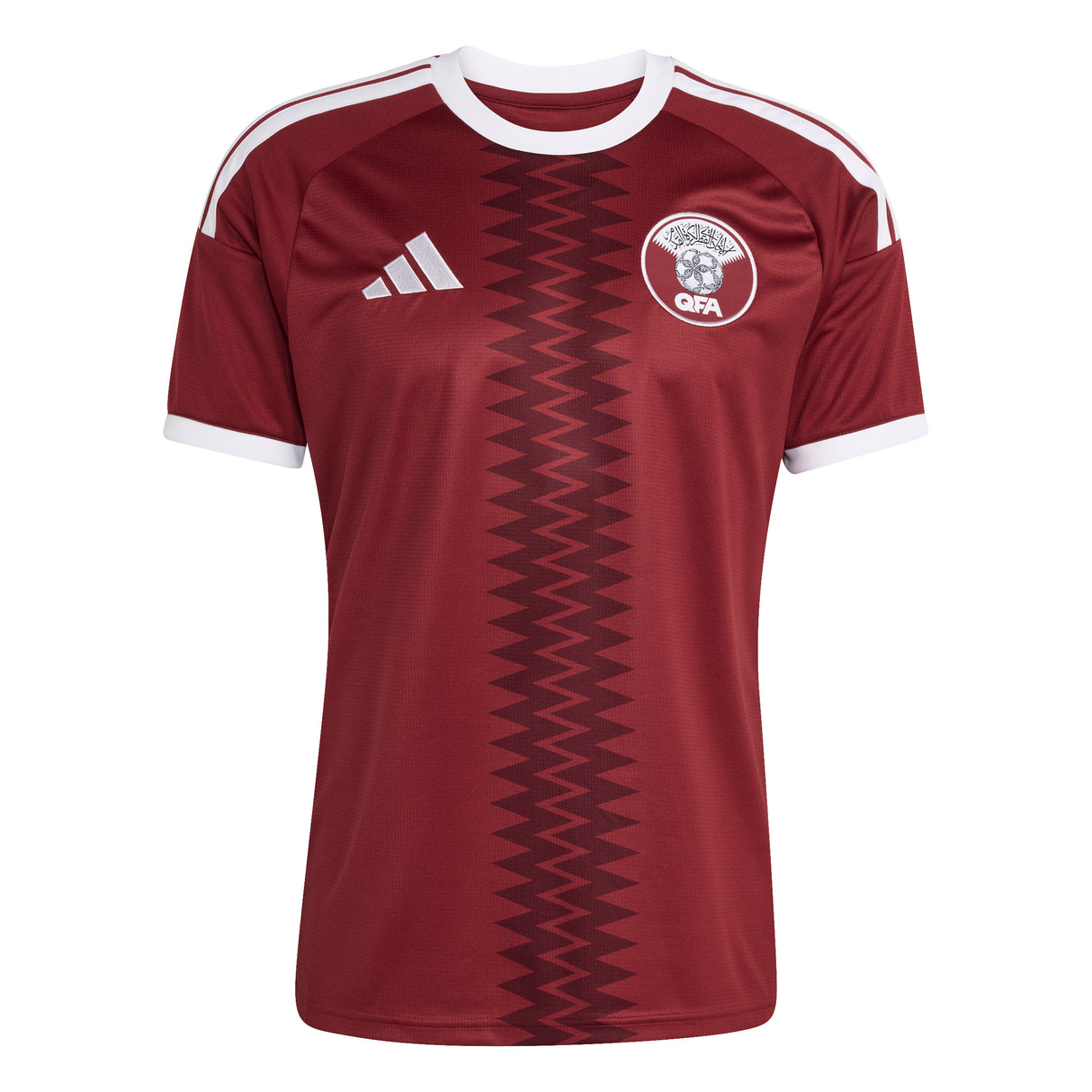 Camiseta de Fútbol adidas Qatar Home 2026 para Hombre - Granate
