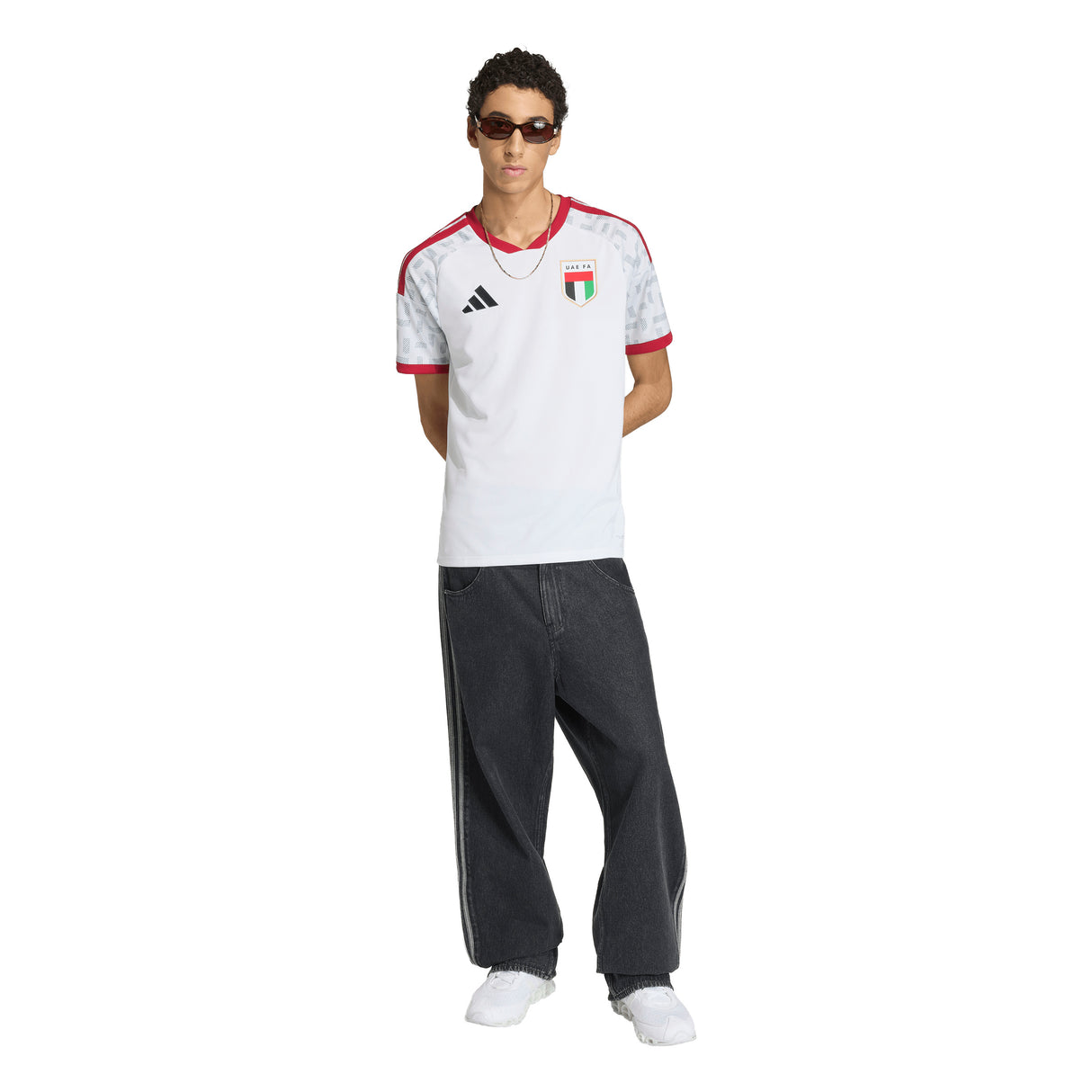 adidas United Arab Emirates Home Men's Soccer Jersey 2026 - White
