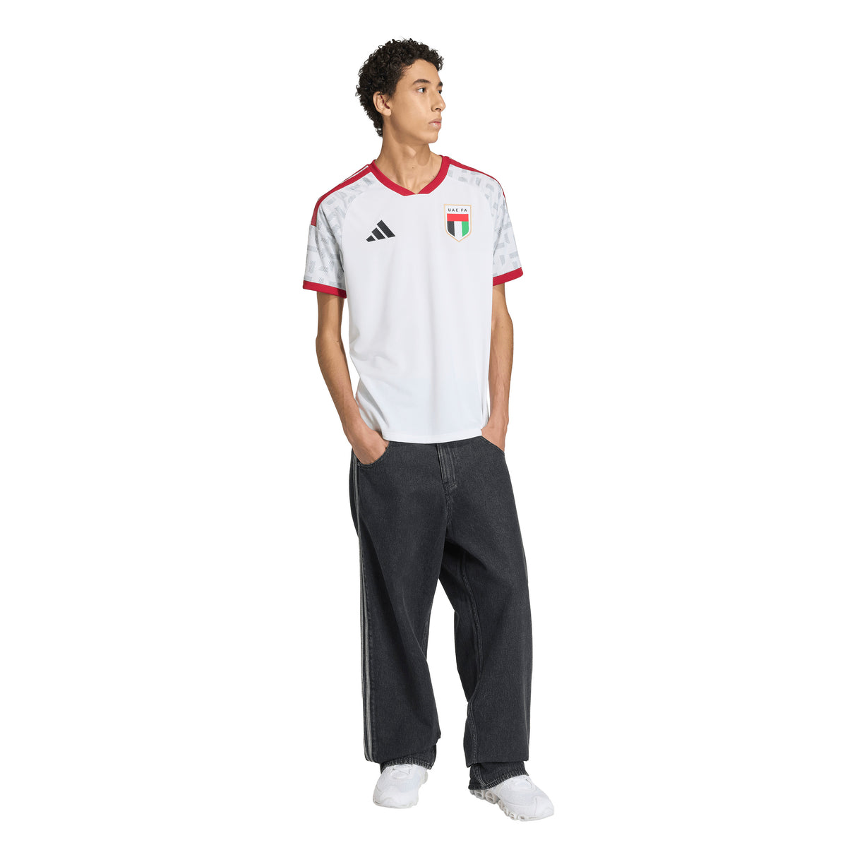 adidas United Arab Emirates Home Men's Soccer Jersey 2026 - White