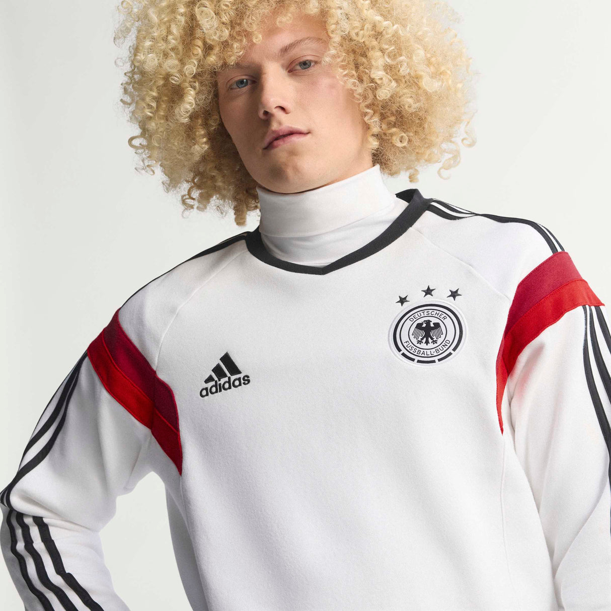 Sudadera de fútbol para hombre adidas Alemania Crew 2014 - Blanco