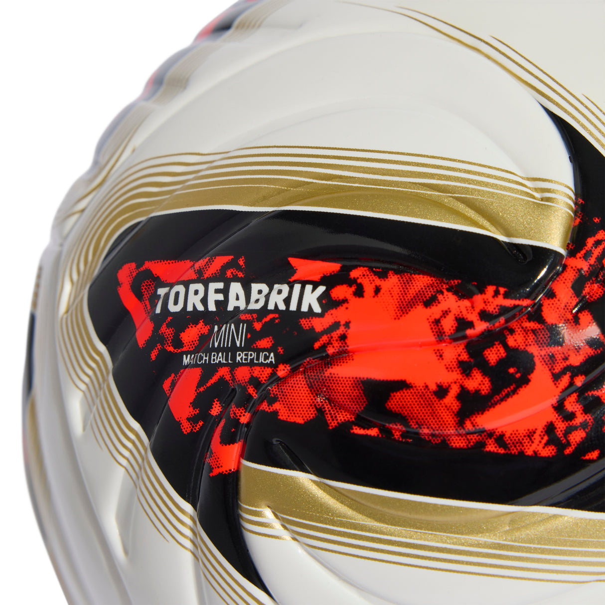 adidas Bundesliga Torfabrik Mini Soccer Ball 26/27 - White/Black/Red