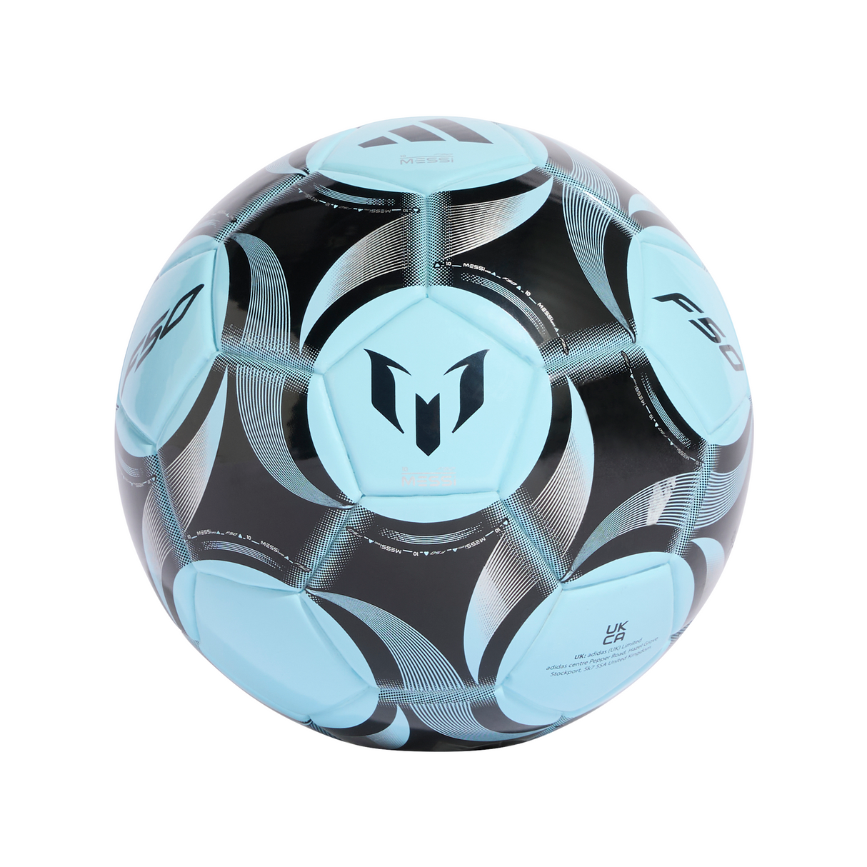 adidas Messi Mini Soccer Ball - Black/Blue/Navy