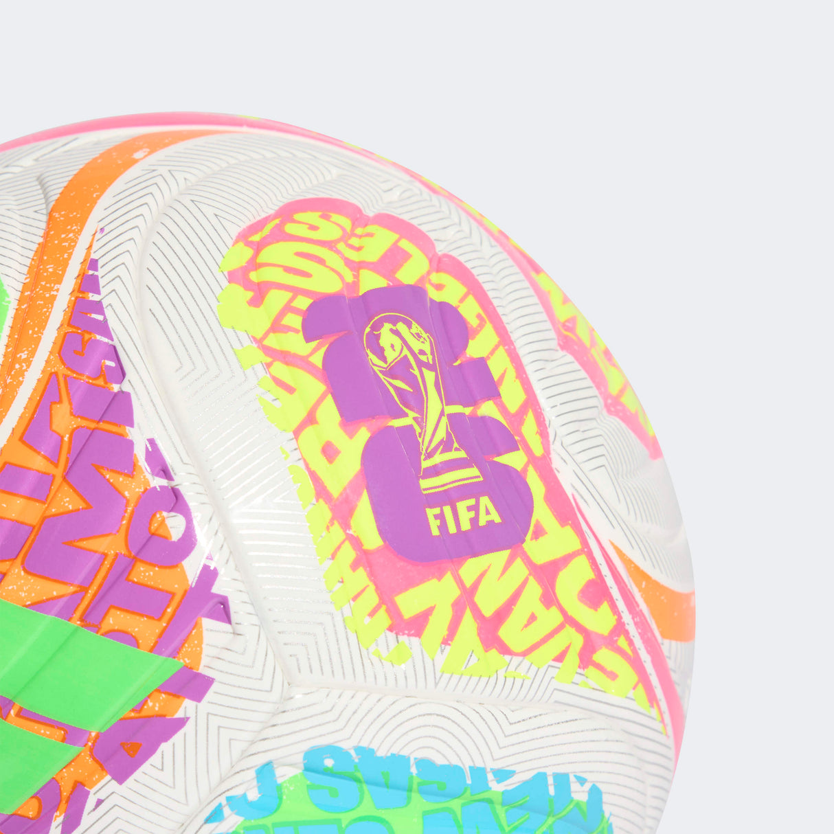 adidas World Cup City Mini Soccer Ball - White/Yellow