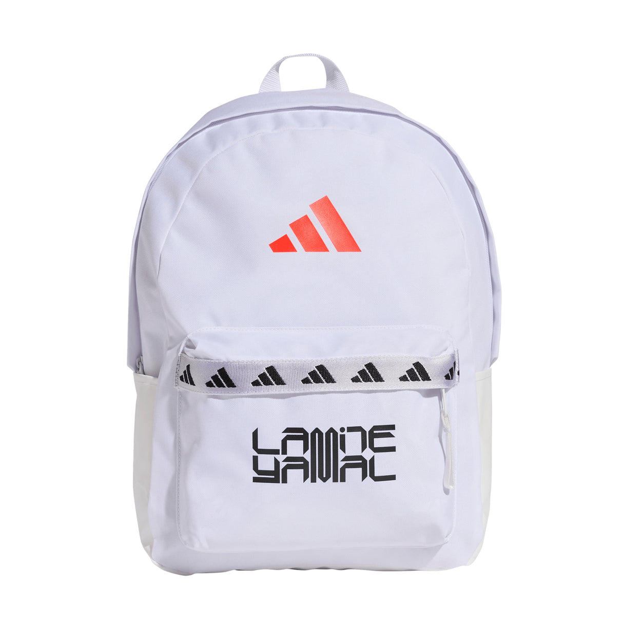 adidas Classic Tape Lamine Yamal Soccer Backpack - White/Red