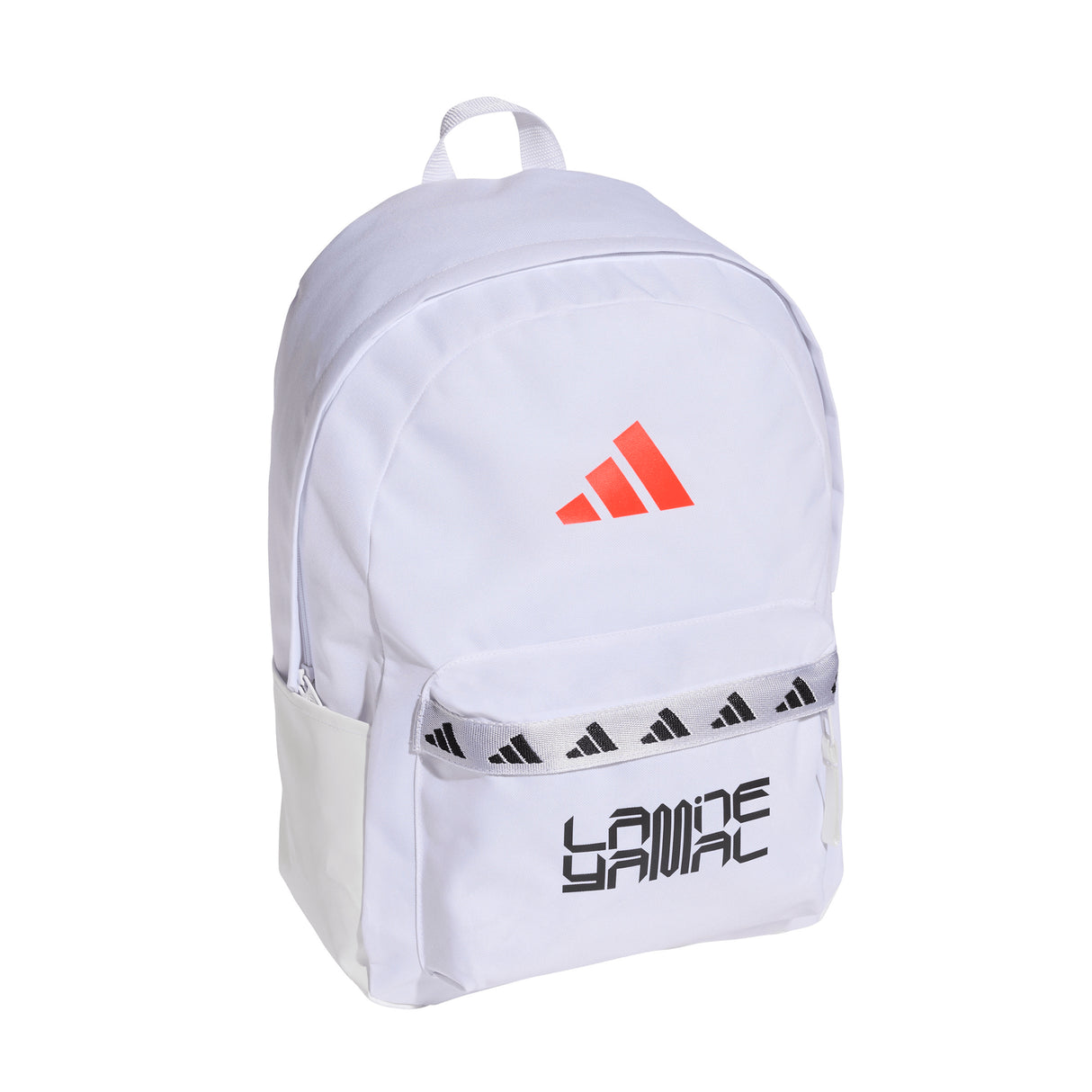 adidas Classic Tape Lamine Yamal Soccer Backpack - White/Red