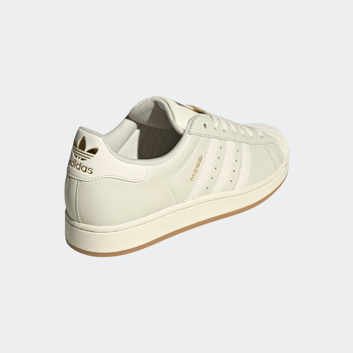 adidas Superstar Messi Men's Soccer Shoes - Ivory/Gold