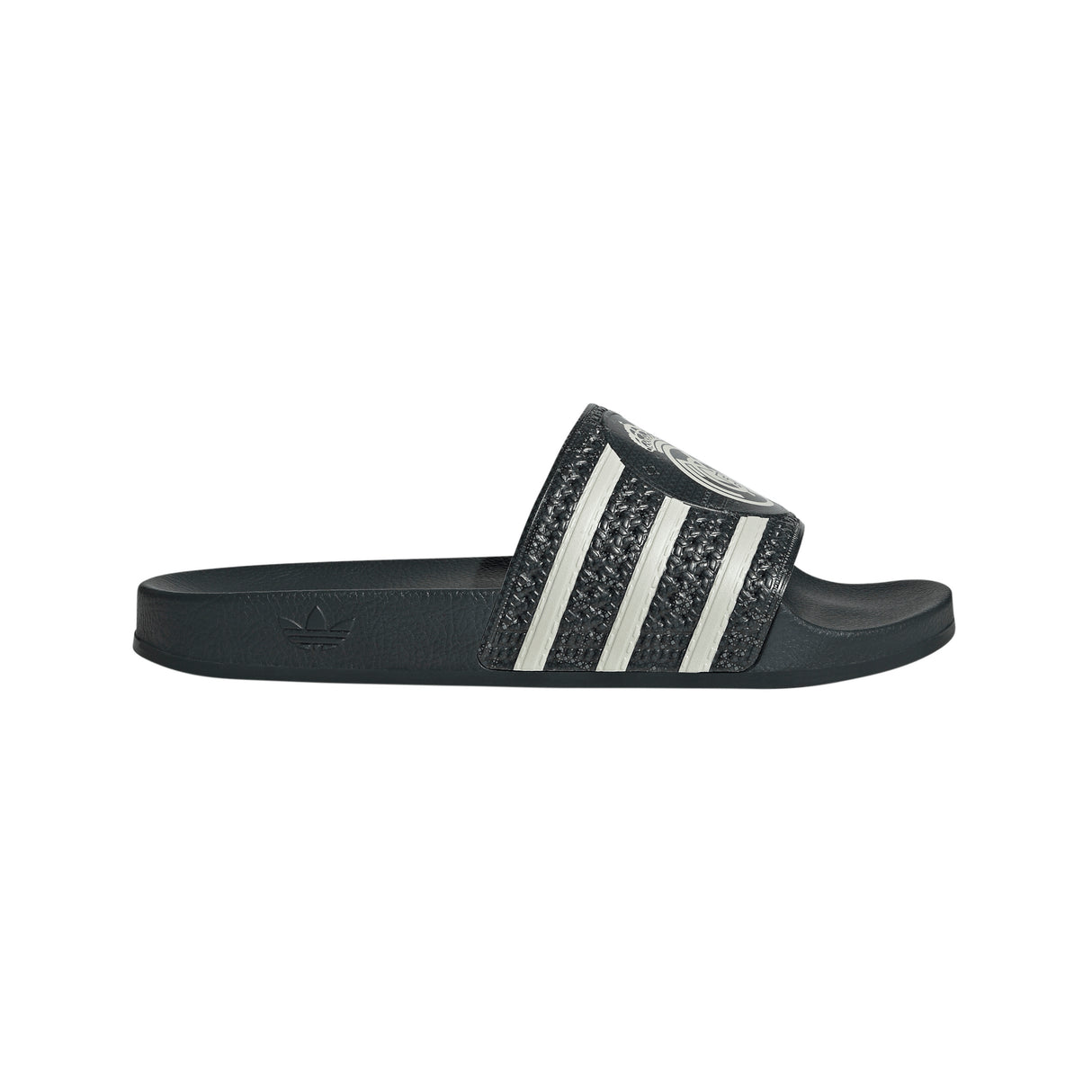 adidas Real Madrid Trefoil Soccer Slide - Ivory