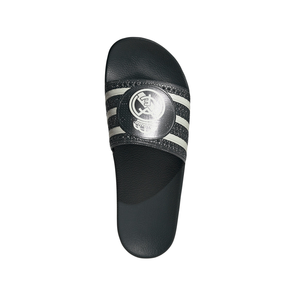 adidas Real Madrid Trefoil Soccer Slide - Ivory