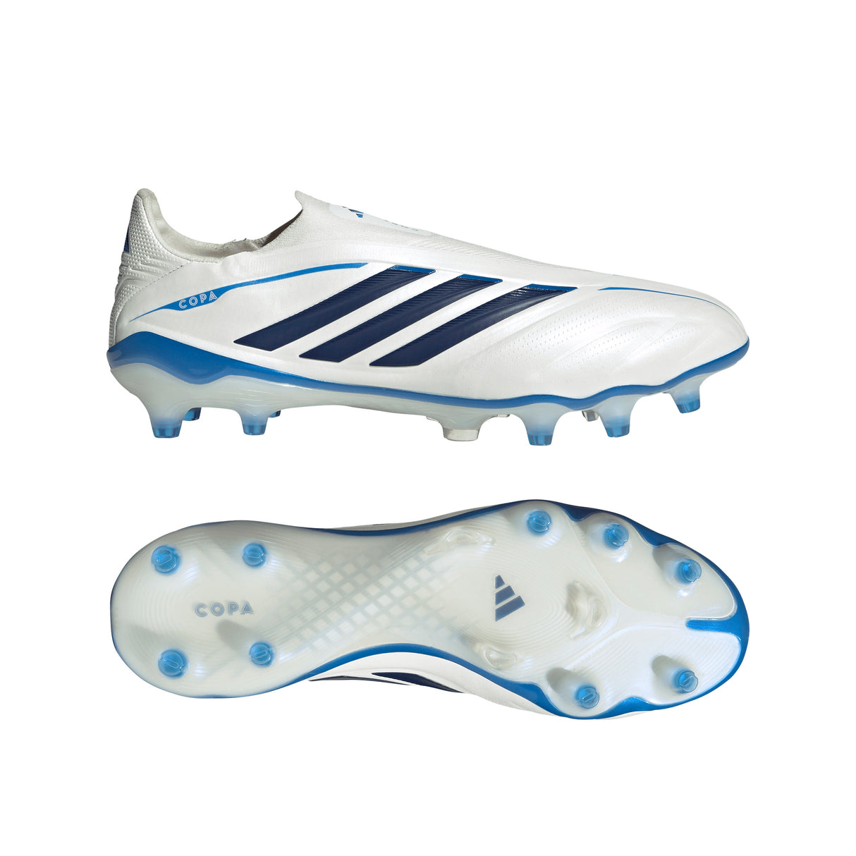 adidas Copa Pure IV Elite Laceless Firm Ground Men's Soccer Cleats - White