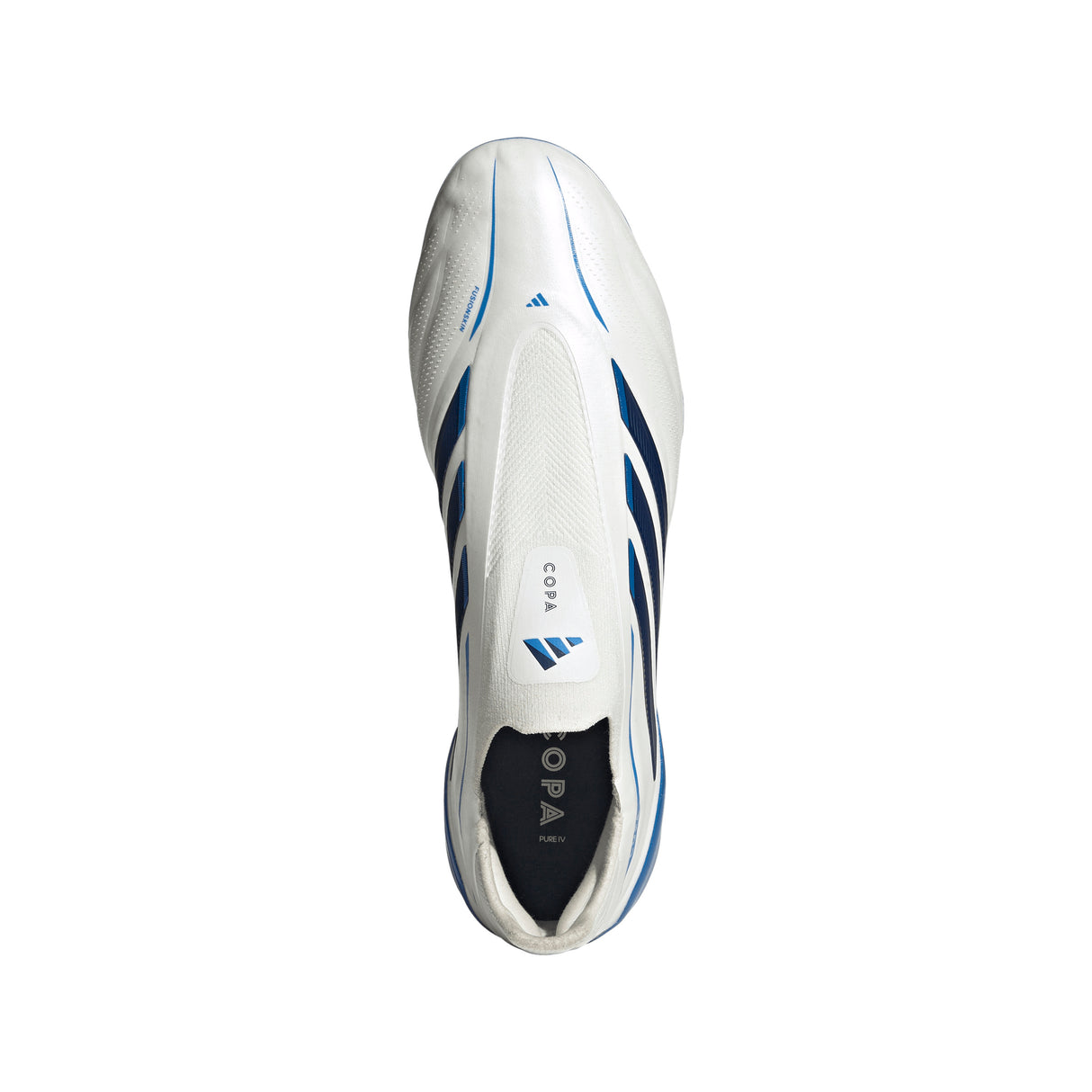 adidas Copa Pure IV Elite Laceless Firm Ground Men's Soccer Cleats - White