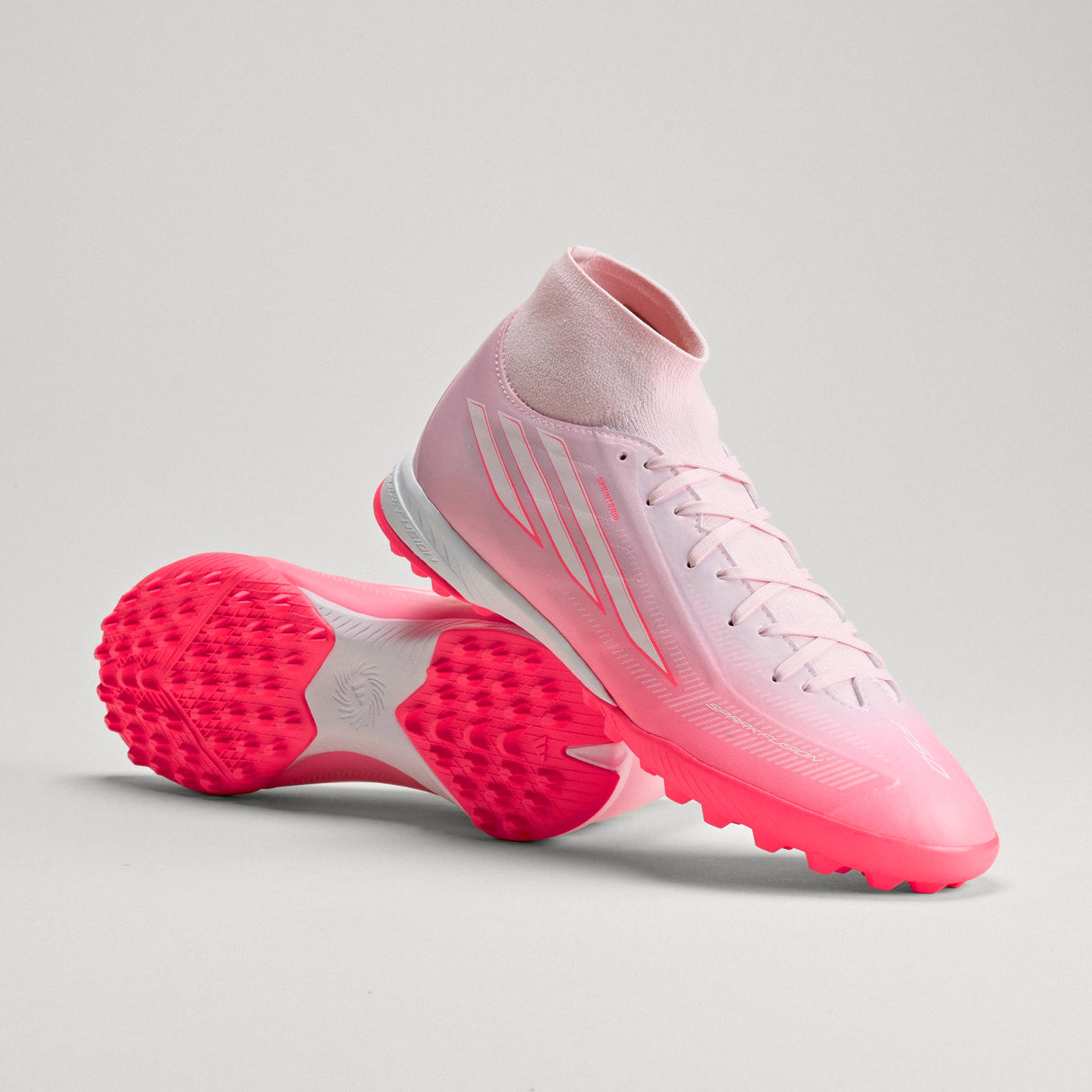 adidas F50 Sparkfusion League Mid Cut TF Turf Women's Soccer Cleats - White