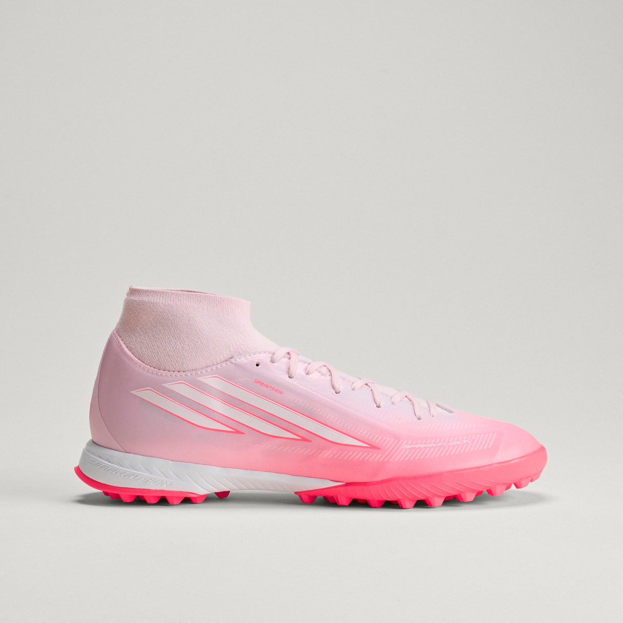 adidas F50 Sparkfusion League Mid Cut TF Turf Women's Soccer Cleats - White
