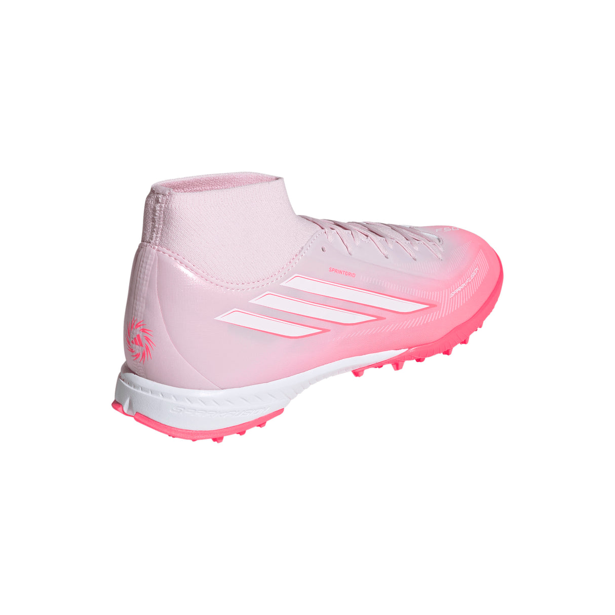 adidas F50 Sparkfusion League Mid Cut TF Turf Women's Soccer Cleats - White
