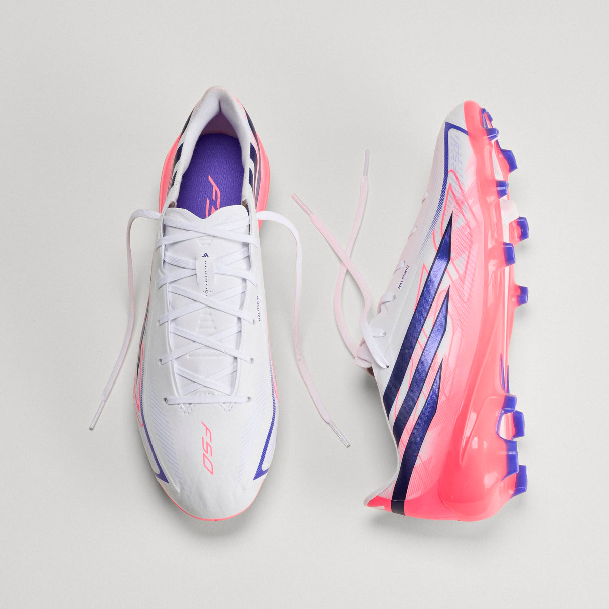 adidas F50 Hyperfast League FG Firm Ground Men's Soccer Cleats - White