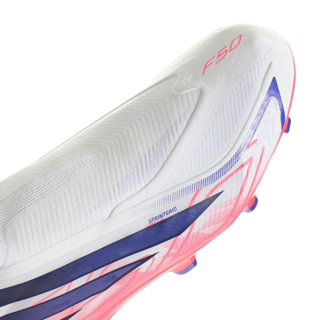 adidas F50 Hyperfast League Laceless FG Firm Ground Men's Soccer Cleats - White