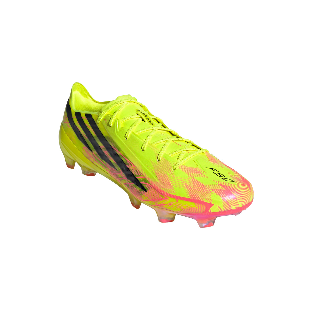 Botas de fútbol para hombre adidas F50 Hyperfast Elite Firm Ground - Amarillo/Negro