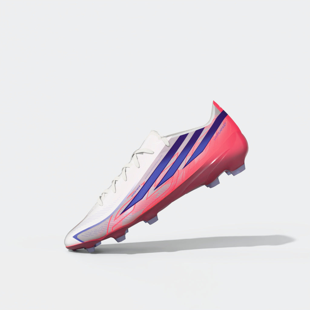 adidas F50 Hyperfast Pro Firm Ground Men's Soccer Cleats - White/Purple