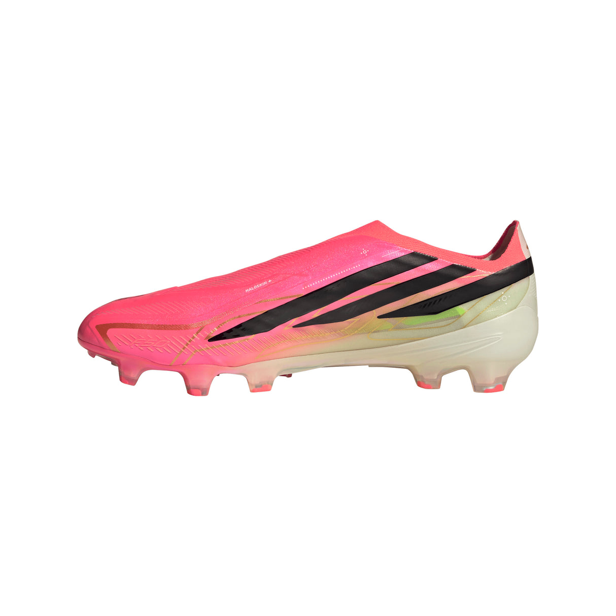 adidas F50 Hyperfast Elite Laceless Firm Ground Men's Soccer Cleats - Turquesa/Black/Gold