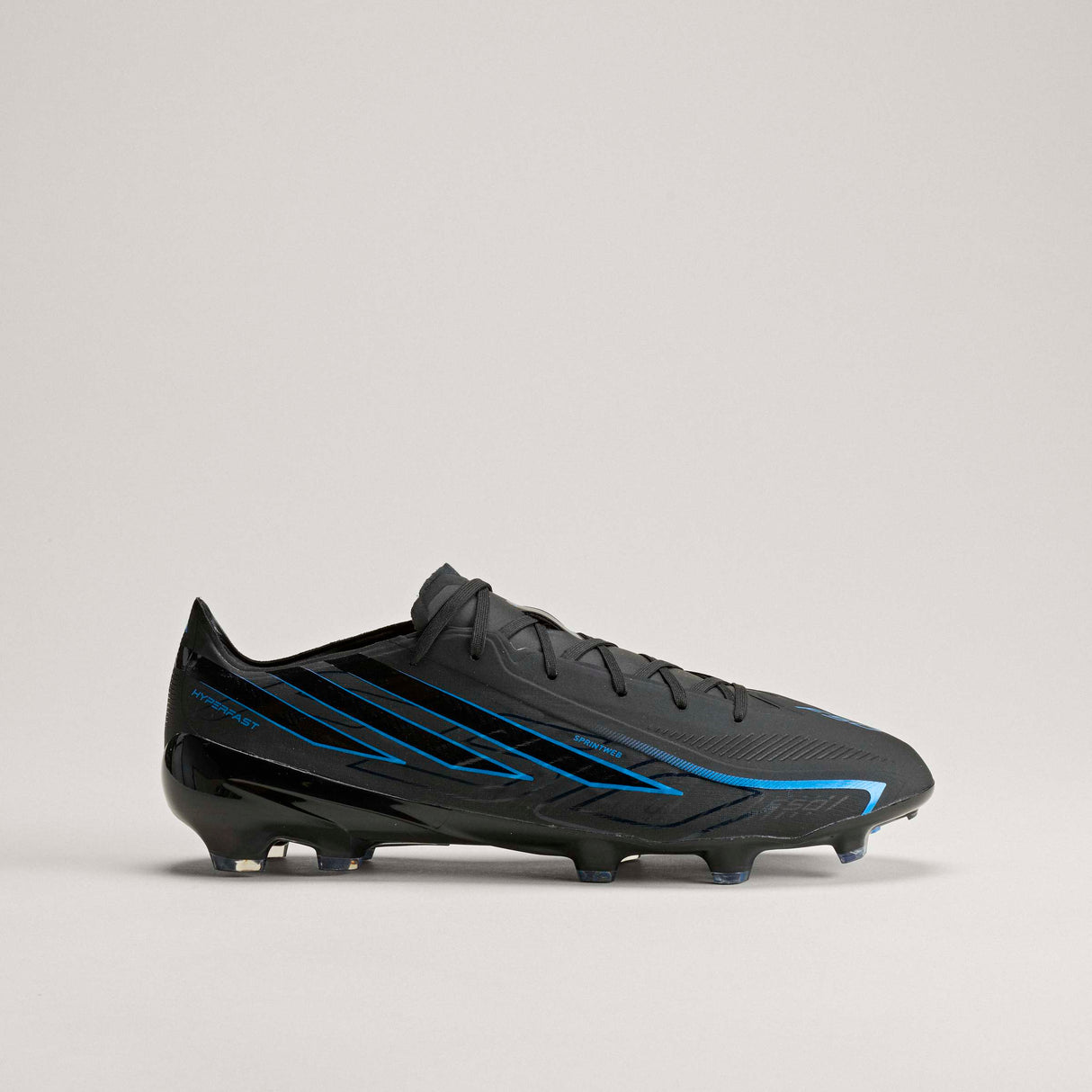 adidas F50 Hyperfast Pro Firm Ground Men's Soccer Cleats - Black/Black/Blue