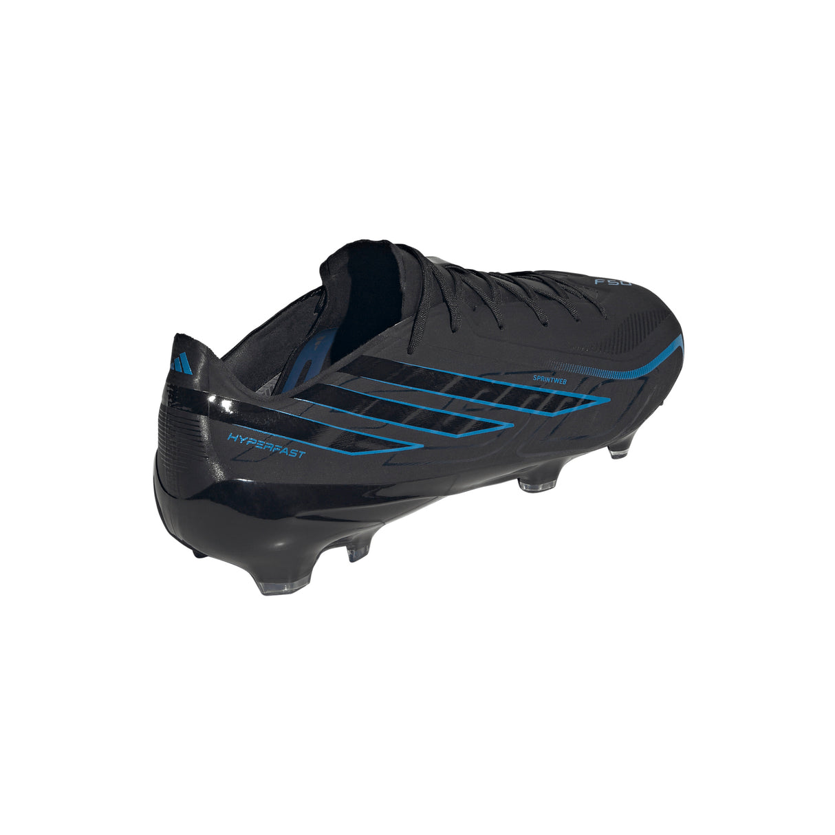 adidas F50 Hyperfast Pro Firm Ground Men's Soccer Cleats - Black/Black/Blue