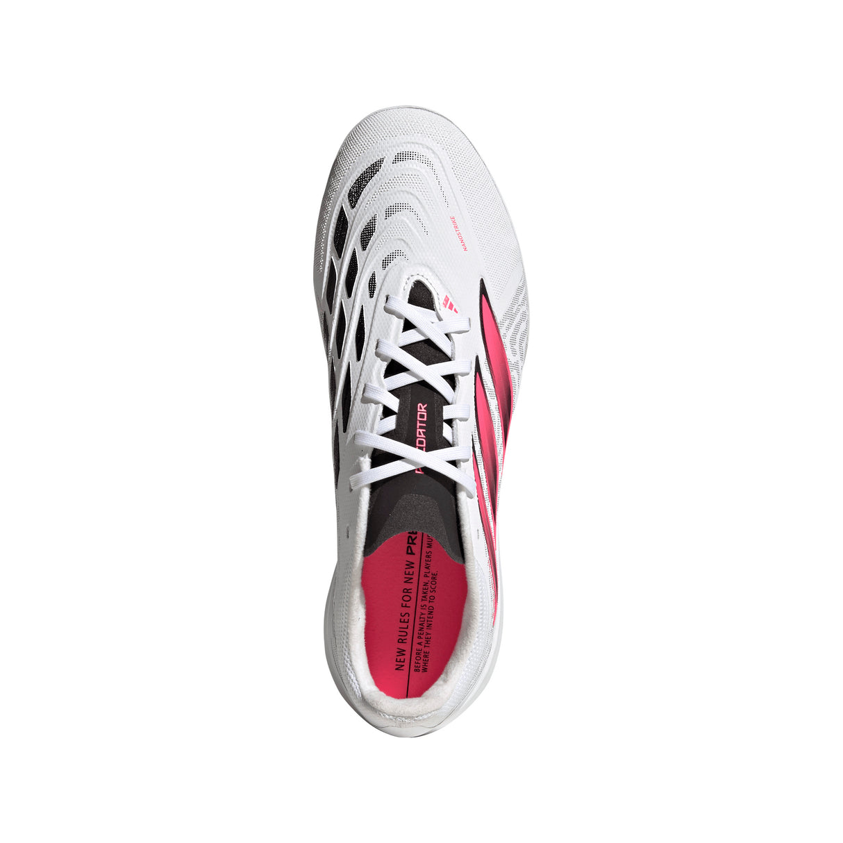 adidas Predator League Turf Men's Soccer Cleats - White/Black