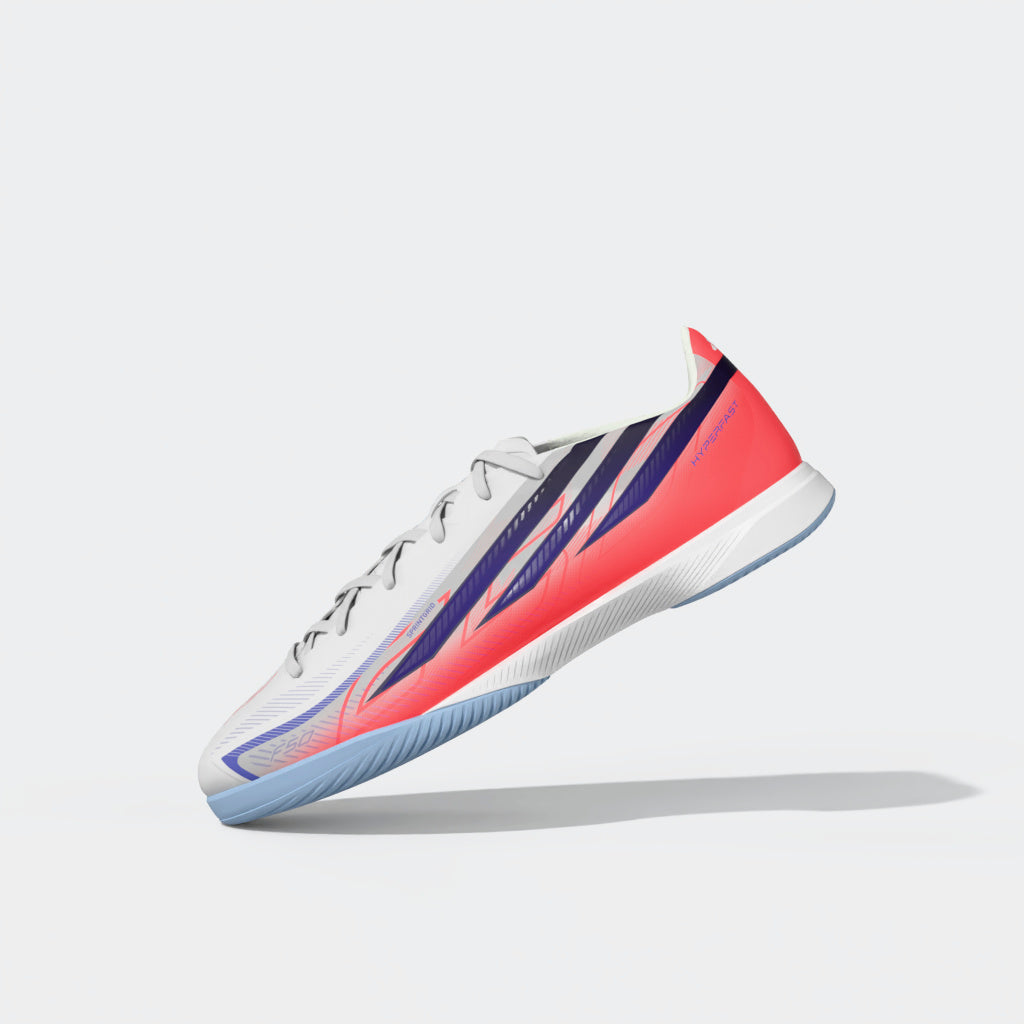 adidas F50 Hyperfast League Indoor Men's Soccer Shoes - White/Purple