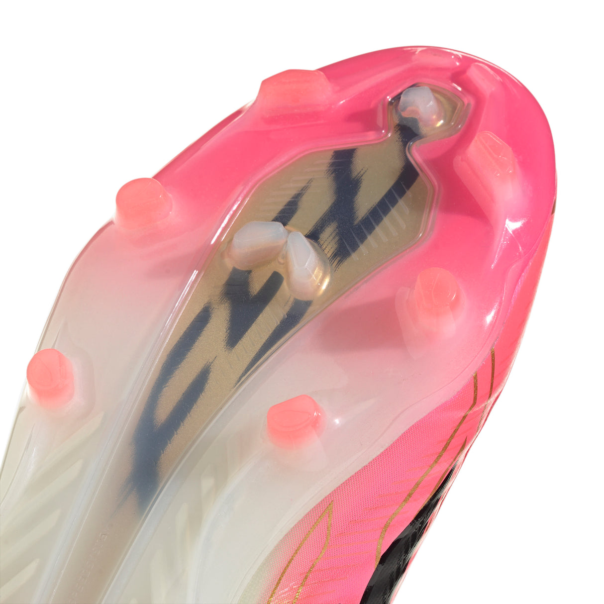 adidas F50 Hyperfast Elite Laceless Firm Ground Youth Soccer Cleats - Turquesa/Black/Gold