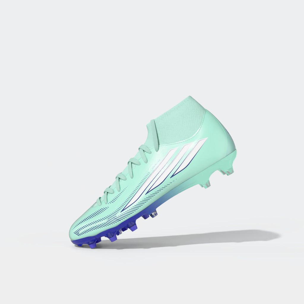adidas F50 Sparkfusion League Mid Cut FG/AG Firm Ground/Artificial Ground Women's Soccer Cleats -Mint/White/Purple