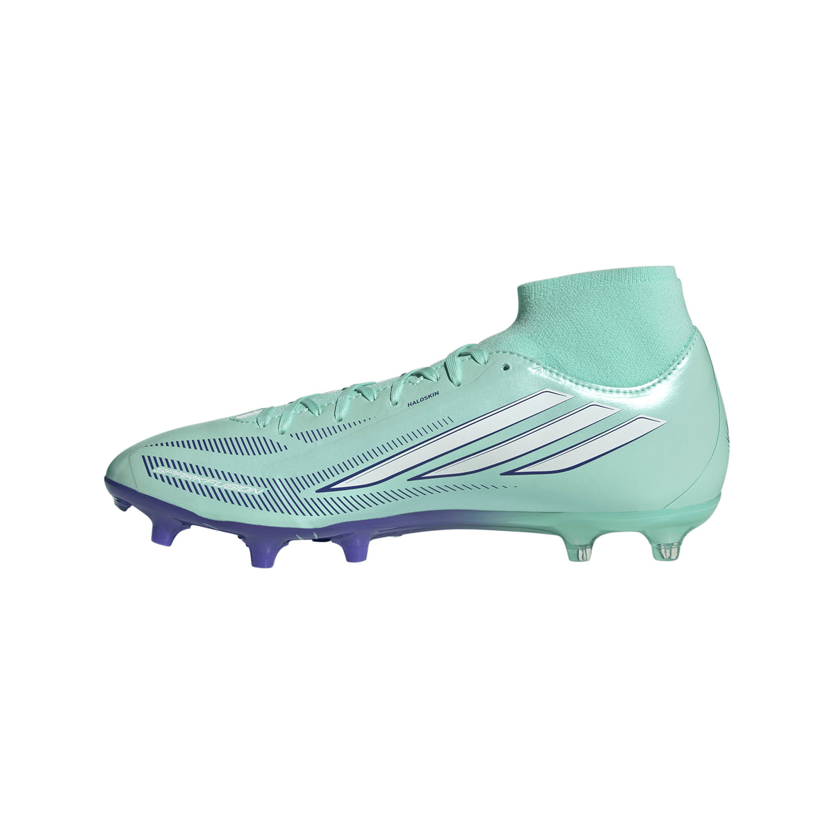 adidas F50 Sparkfusion League Mid Cut FG/AG Firm Ground/Artificial Ground Women's Soccer Cleats -Mint/White/Purple
