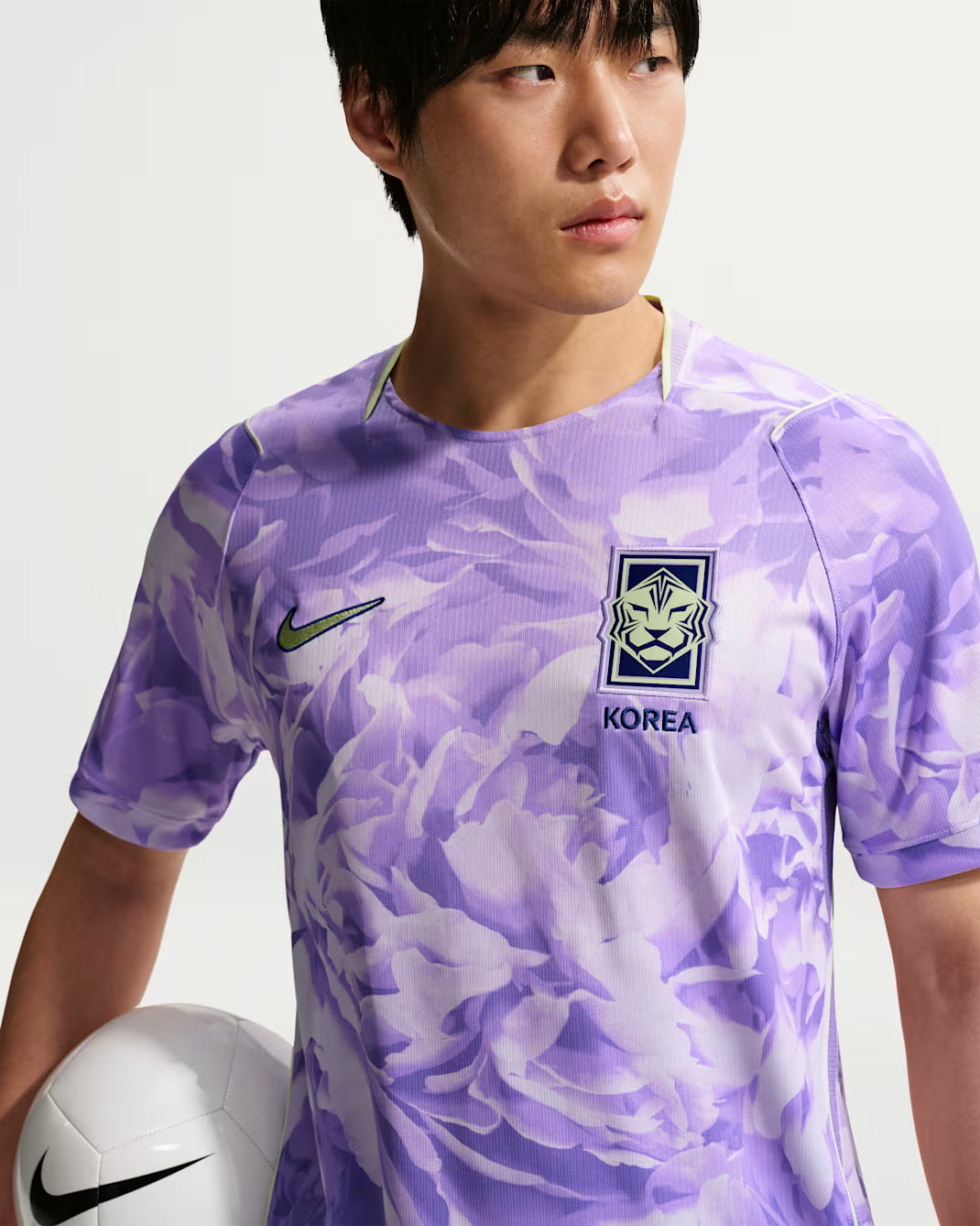 Nike Korea Away Men's Soccer Jersey 2026 - Space Purple/Amethyst Tint/Global Blue/Light Liquid Lime