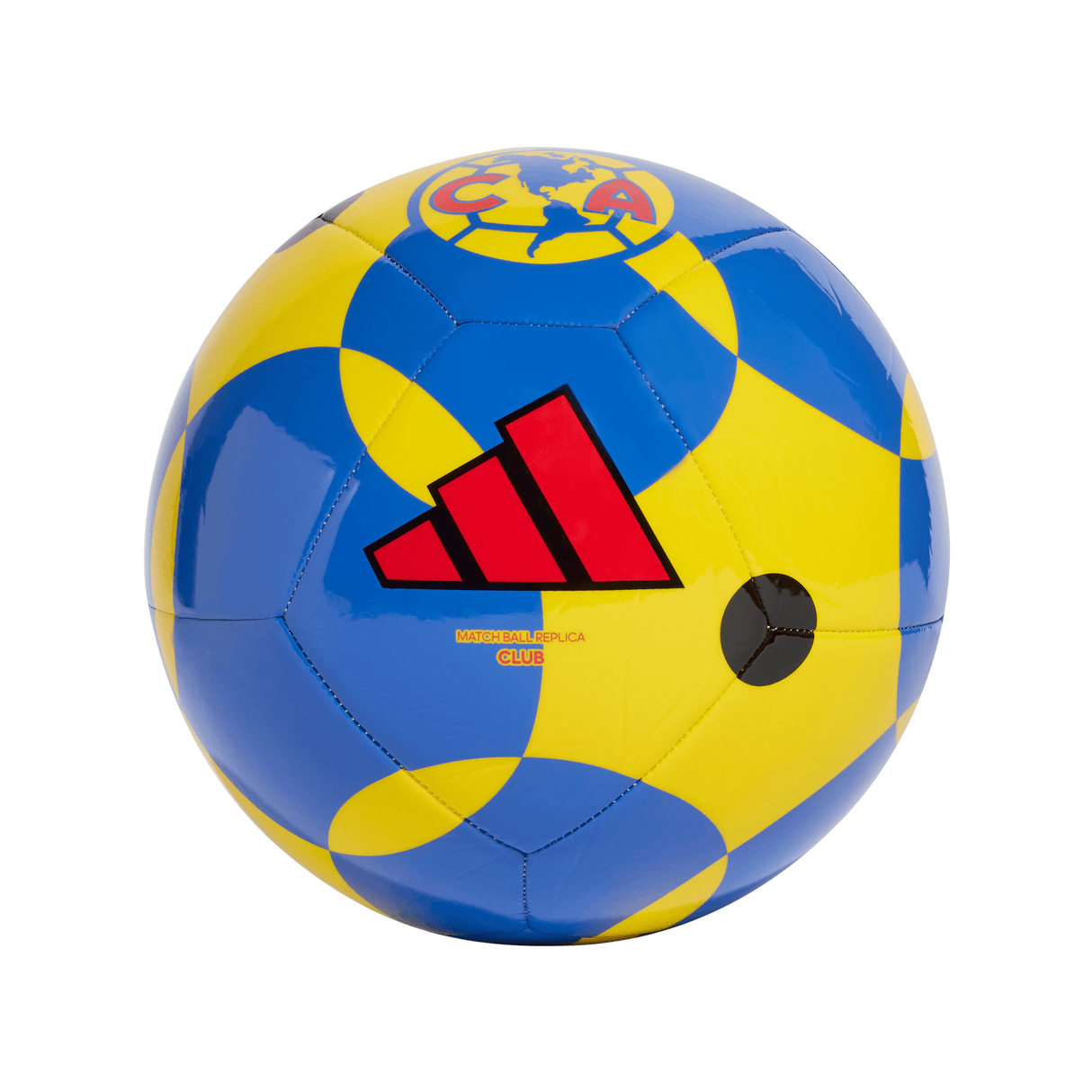 Balón de Fútbol adidas Club América CLB Local - Amarillo/Negro/Azul/Rojo