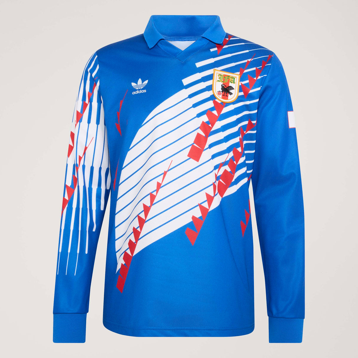 adidas Japan Home 1993 Long Sleeve Men's Soccer Jersey - Blue