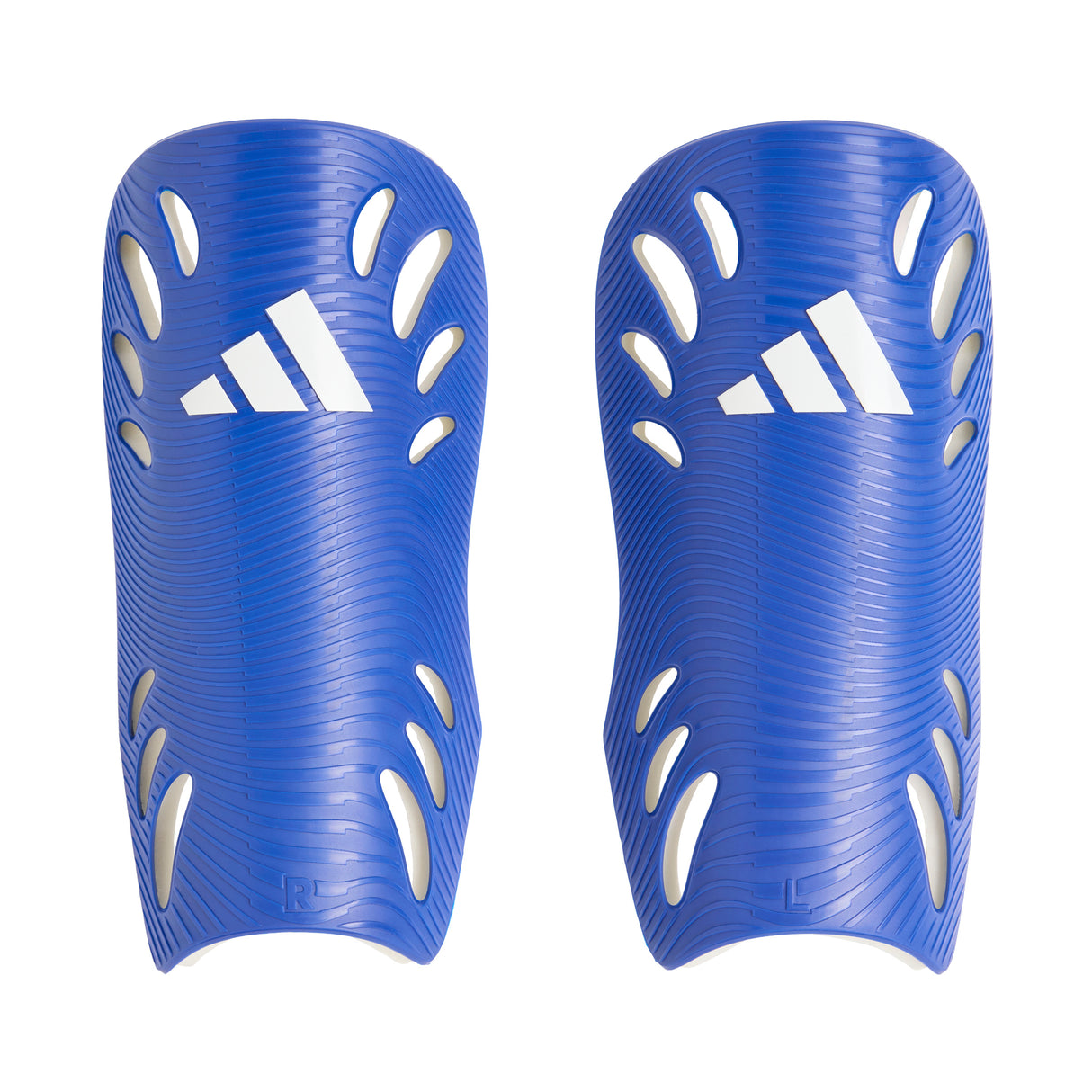 Espinilleras de fútbol adidas adiFlex - Azul/Blanco