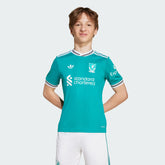 adidas Liverpool FC Third Youth Soccer Jersey 25/26 - Green