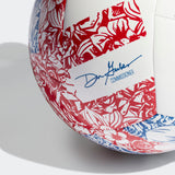 adidas MLS Club Soccer Ball - White/Power Blue/Red