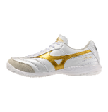 Mizuno Morelia Sala Elite IN Men's Soccer Shoes - White/Gold