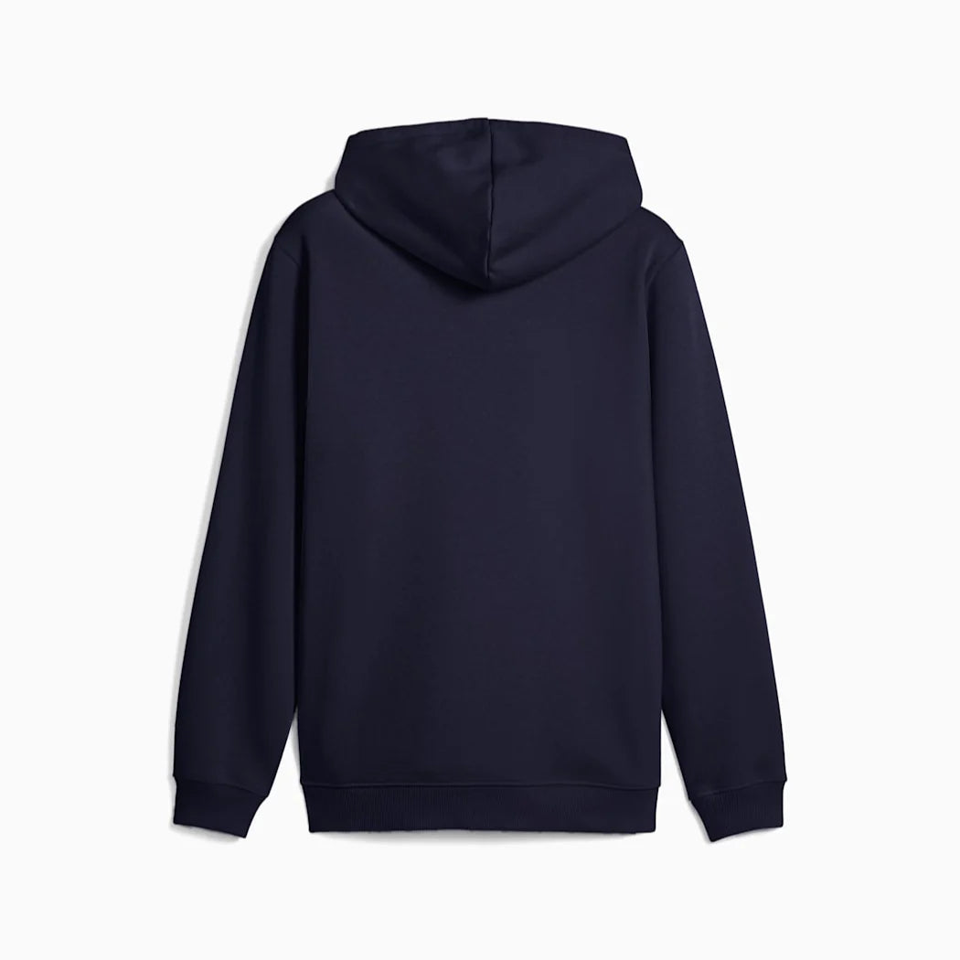 PUMA Manchester City FTBL Ess Men's Soccer Hoodie FL - Navy/Light Blue