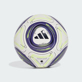 adidas Messi Mini Soccer Ball - White/Blue/Lucid Lime