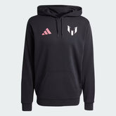adidas Messi Name&Numer Graphic Men´s Soccer Hoodie - Black/Pink