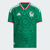 adidas Mexico Home Authentic Youth Soccer Jersey 26 - Green
