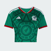 adidas Mexico Home Cropped Women´s Soccer Jersey 26 - Green