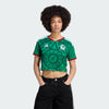 adidas Mexico Home Cropped Women´s Soccer Jersey 26 - Green