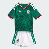 adidas Mexico Home Youth Soccer Mini Kit 26 - Green