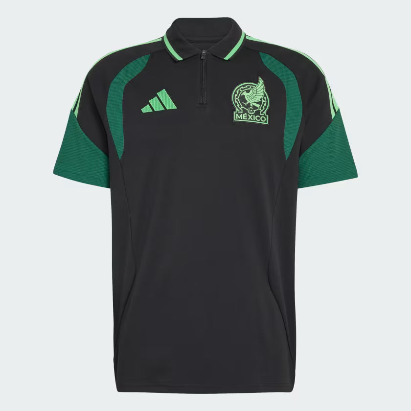 adidas Mexico 26 Tiro Men's Soccer Polo Shirt - Black