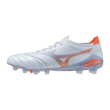 Mizuno Morelia Neo V Beta Elite FG Men's Soccer Cleats - Blue Finch/Orange