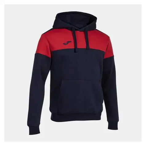 Sudadera con capucha Joma Crew azul marino/rojo