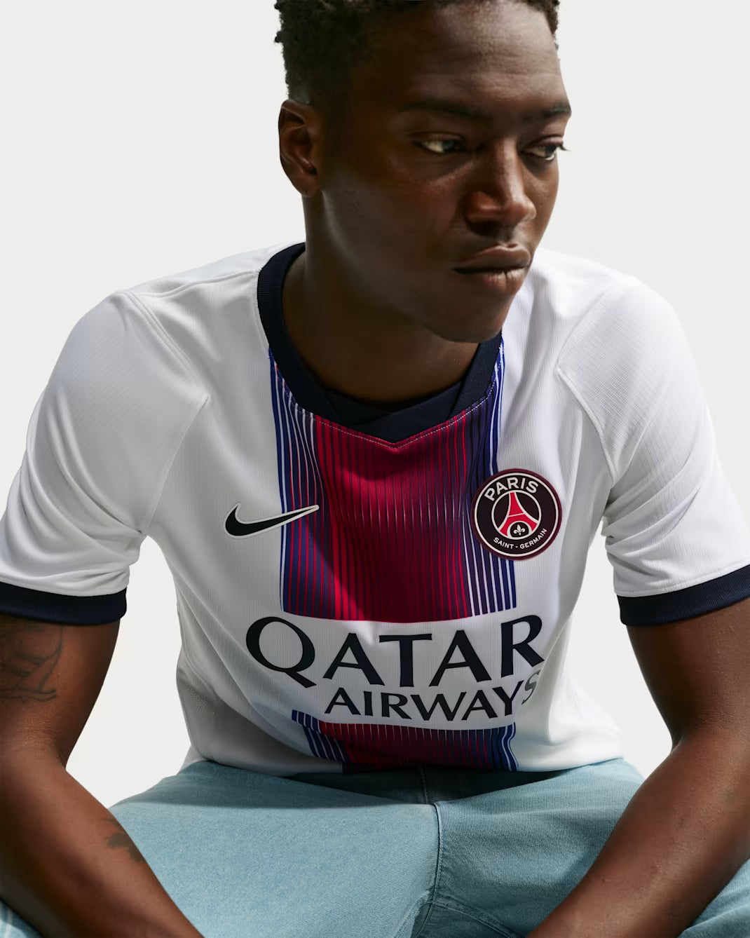 Nike Paris Saint-Germain 2026/27 Stadium Away Jersey - White/College Navy/Global Red/College Navy