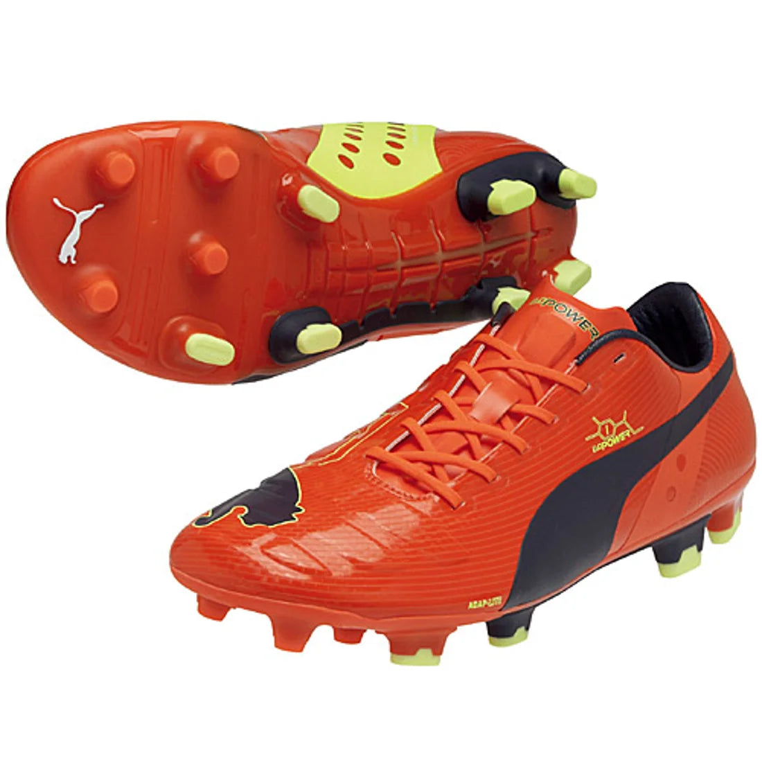 PUMA evoPOWER 1 FG Men's Soccer Cleats - Fluro Peach